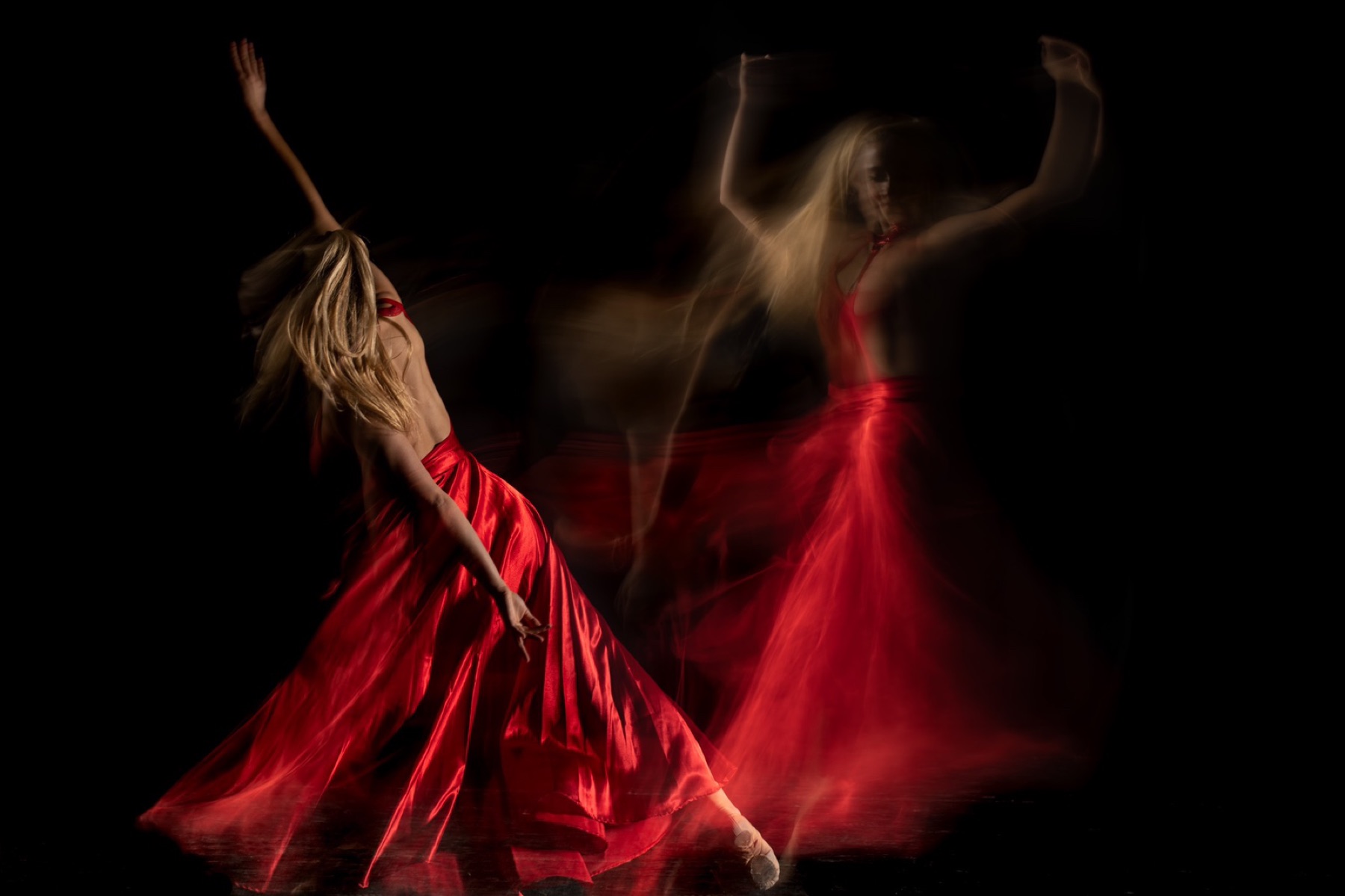 Red dress dance