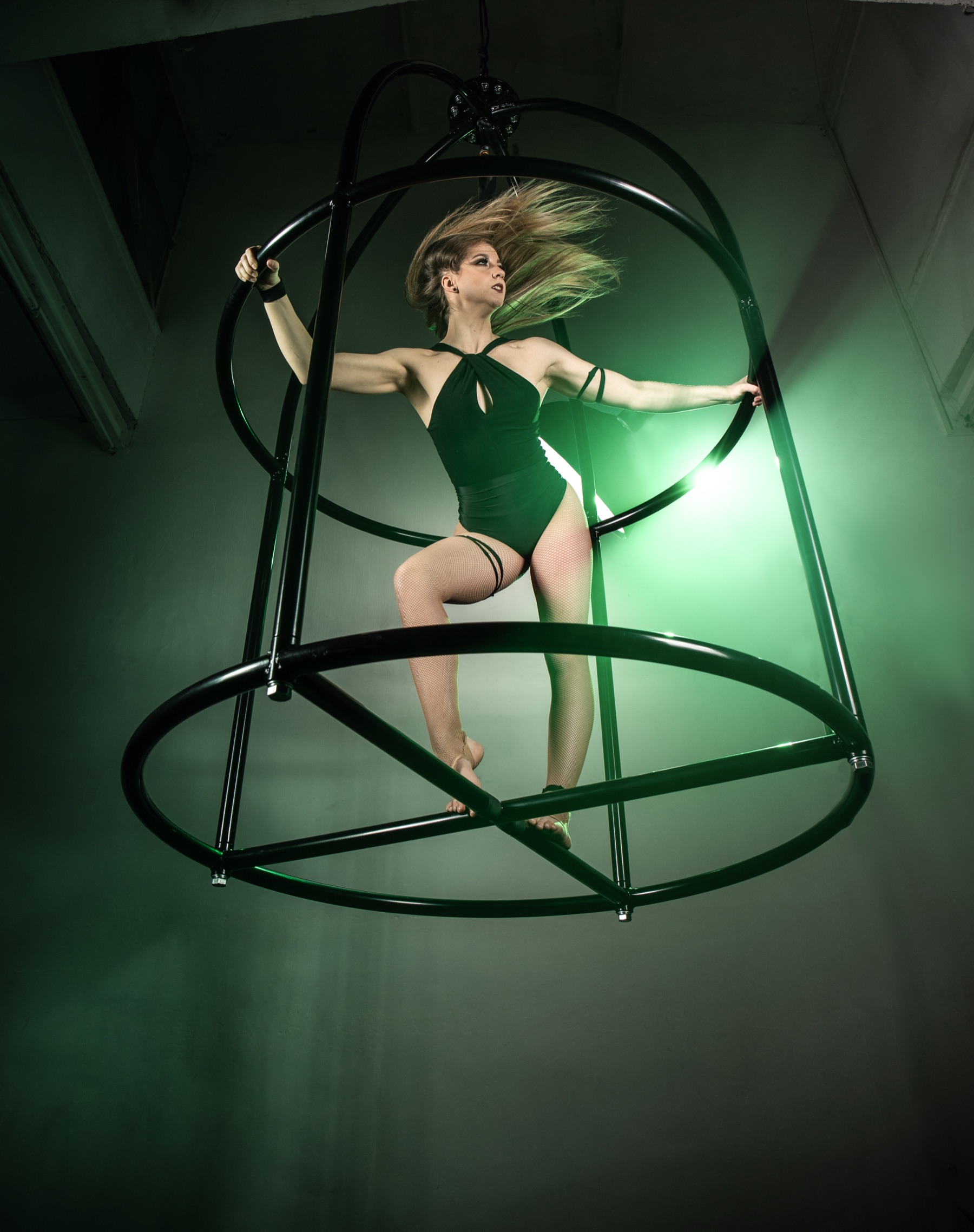 Aerial cage editorial
